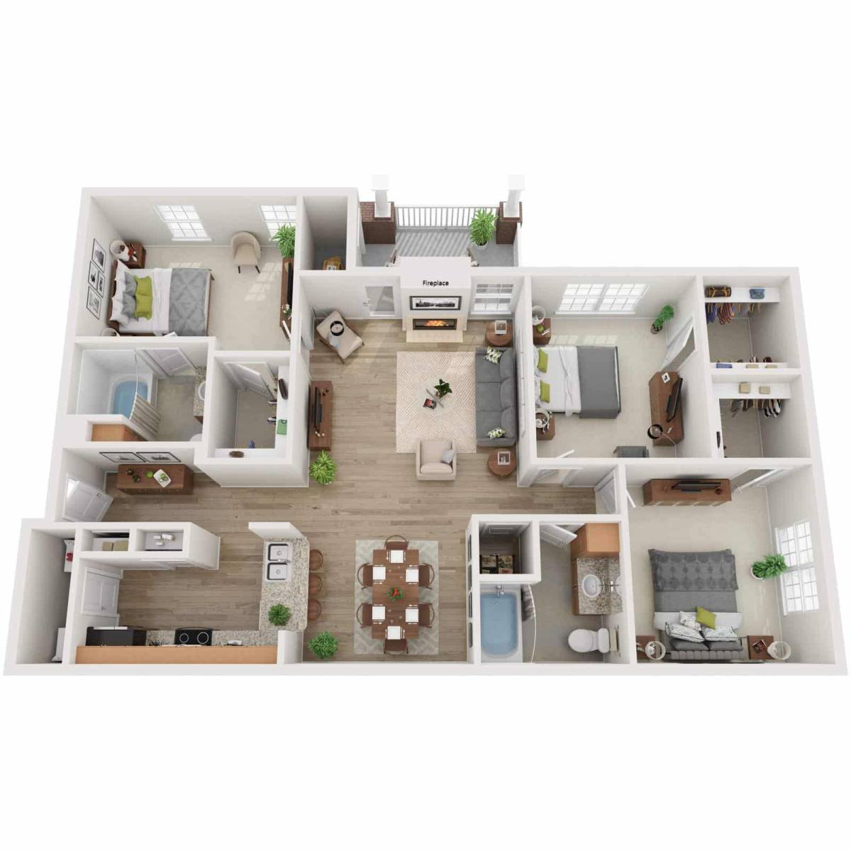 Apartment for rent at Cross Creek at Murfreesboro, 490 Fortress Blvd, Murfreesboro, TN 37128