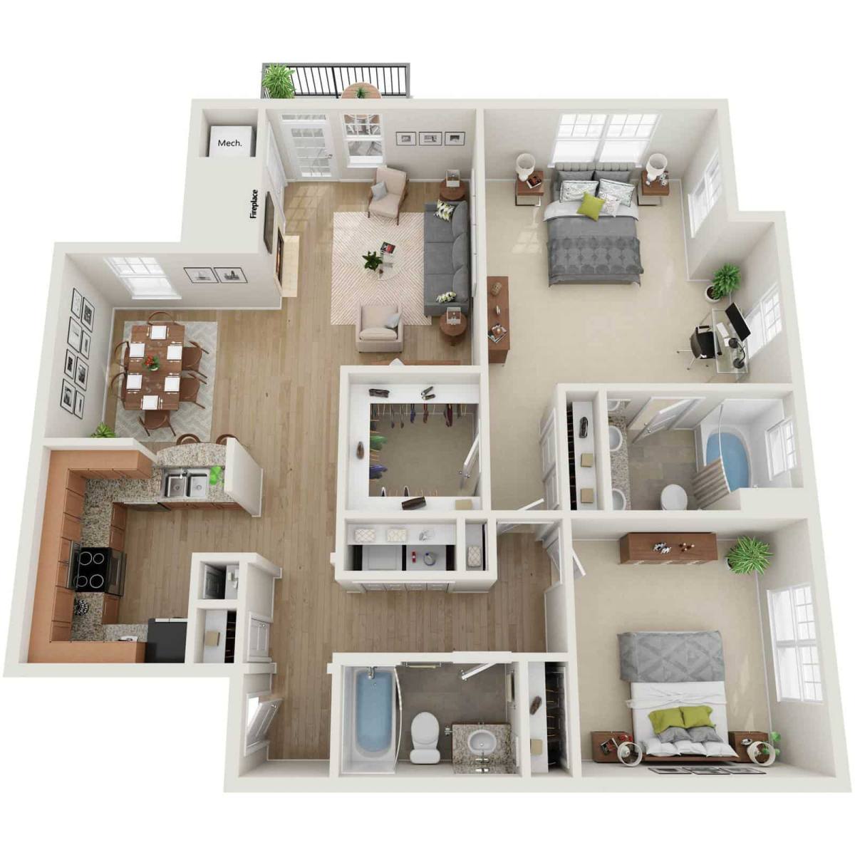 Apartment for rent at City Walk at Woodbury, 10225 City Walk Dr, Saint Paul, MN 55129
