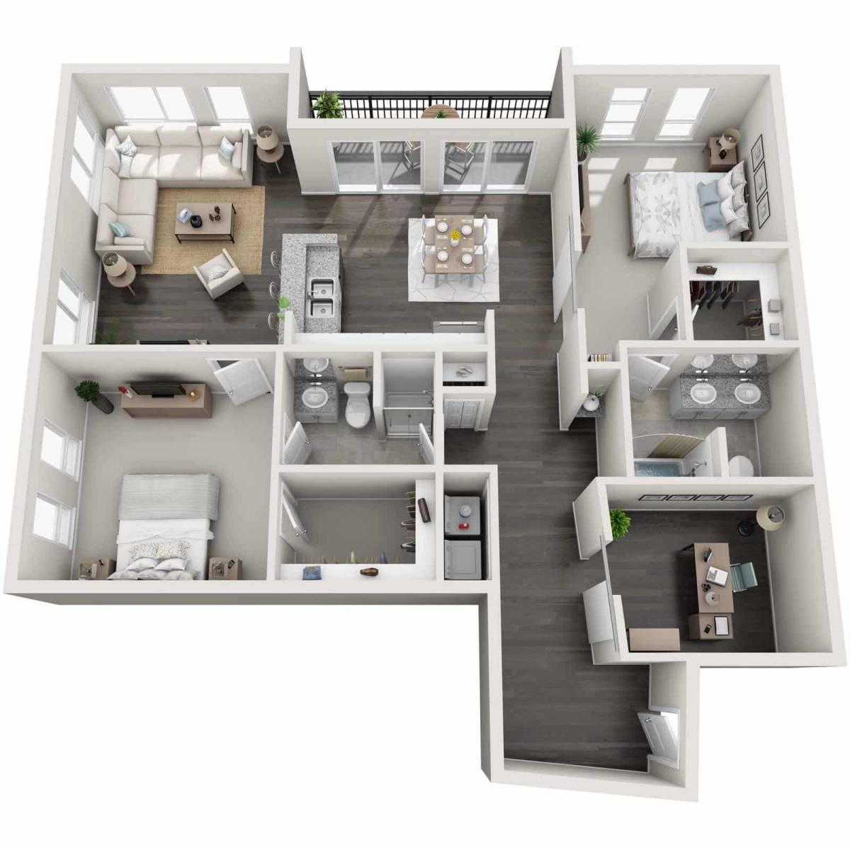 Townhouse for rent at Gardens at Cherry Creek, 225 S Harrison St, Denver, CO 80209