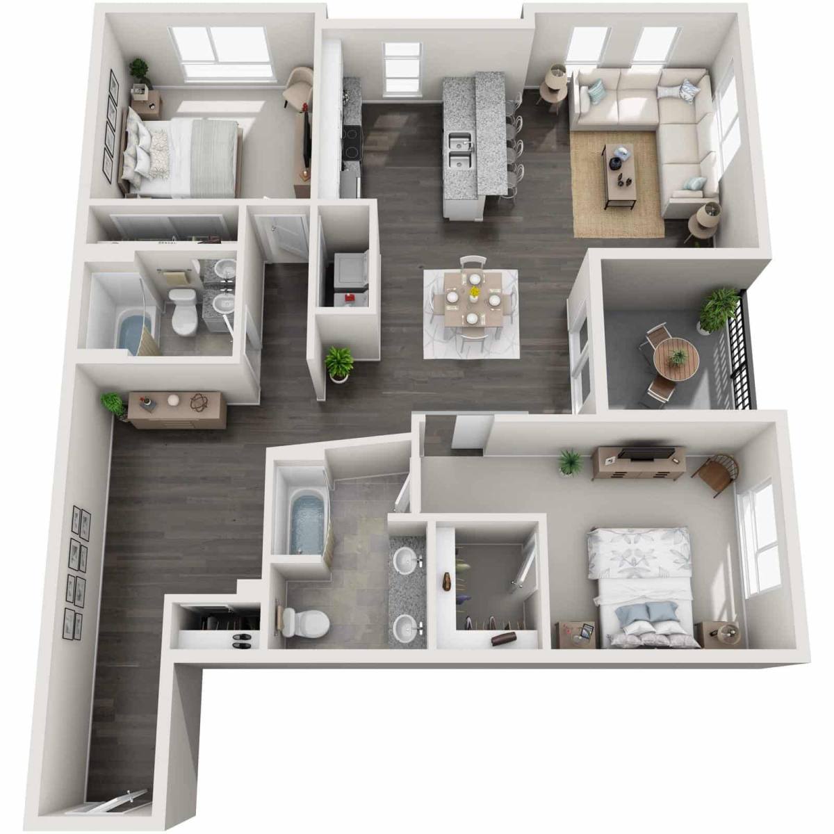 Townhouse for rent at Gardens at Cherry Creek, 225 S Harrison St, Denver, CO 80209