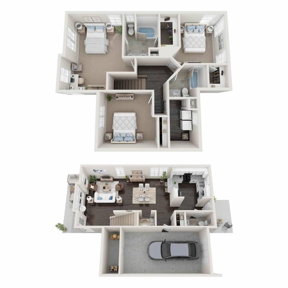 Townhouse for rent at The Alcove at Birkdale Village, 8101 Dunmore Dr, Huntersville, NC 28078