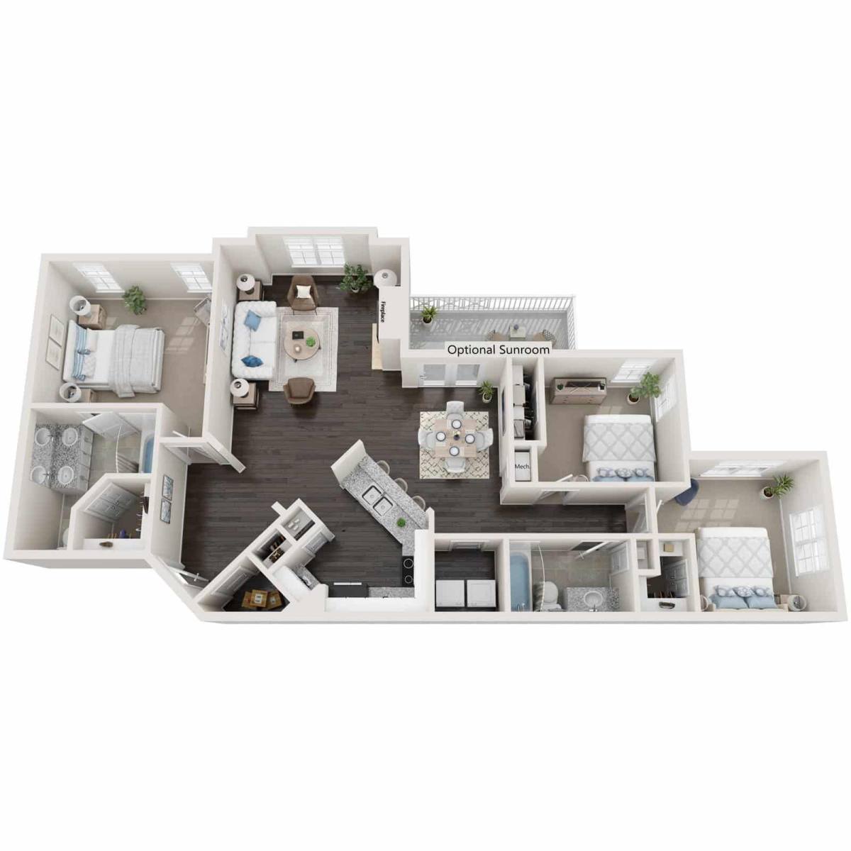 Townhouse for rent at The Alcove at Birkdale Village, 8101 Dunmore Dr, Huntersville, NC 28078