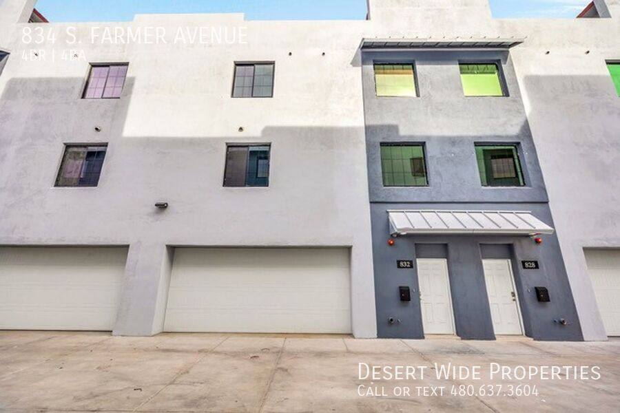 Townhouse for rent at 834 S Farmer Ave, Tempe, AZ 85281