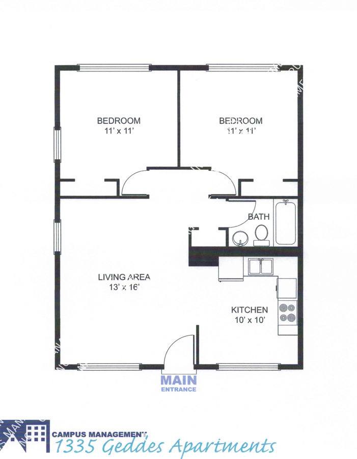 Apartment for rent at 1335 Geddes Ave #35-8, Ann Arbor, MI 48104