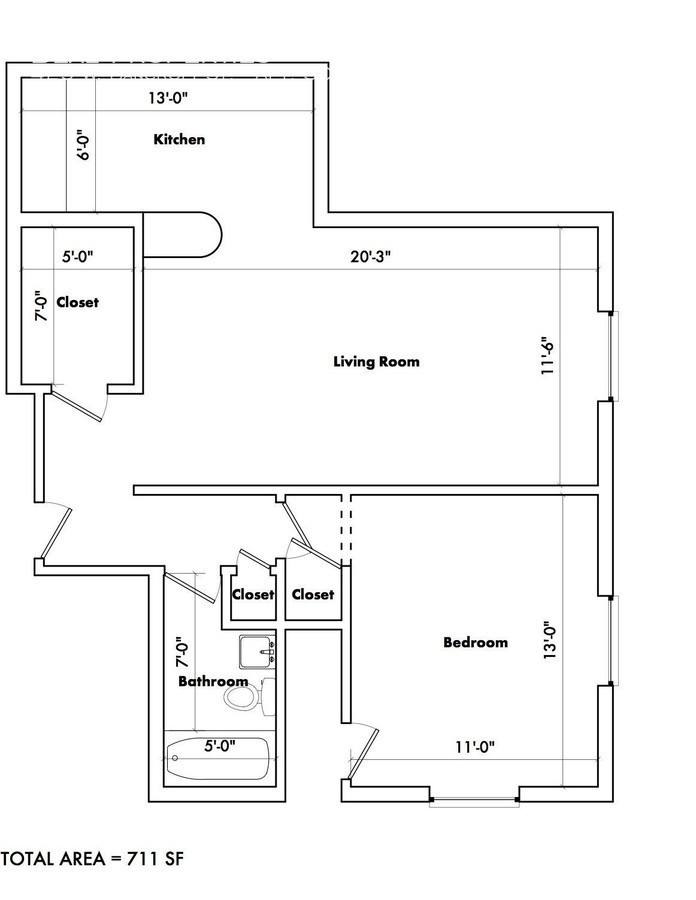 Apartment for rent at 425 W Bancroft St, Toledo, OH 43620