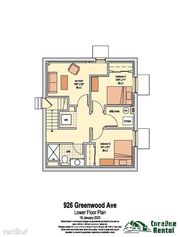 Townhouse for rent at 926 Greenwood Ave, Ann Arbor, MI 48104