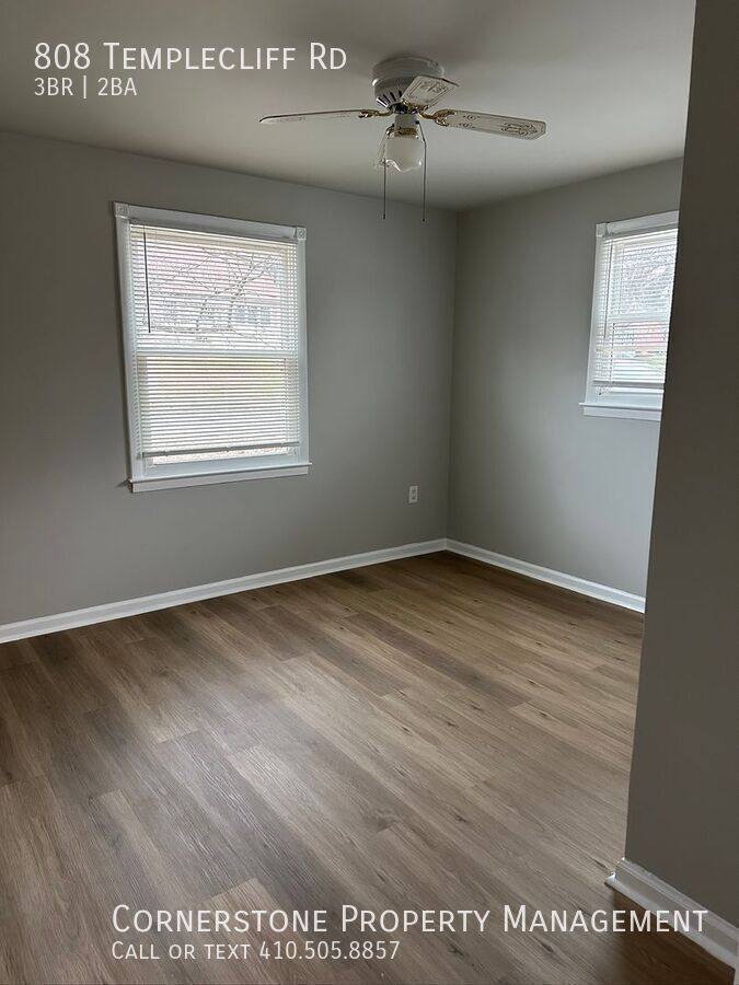 House for rent at 808 Templecliff Rd, Pikesville, MD 21208