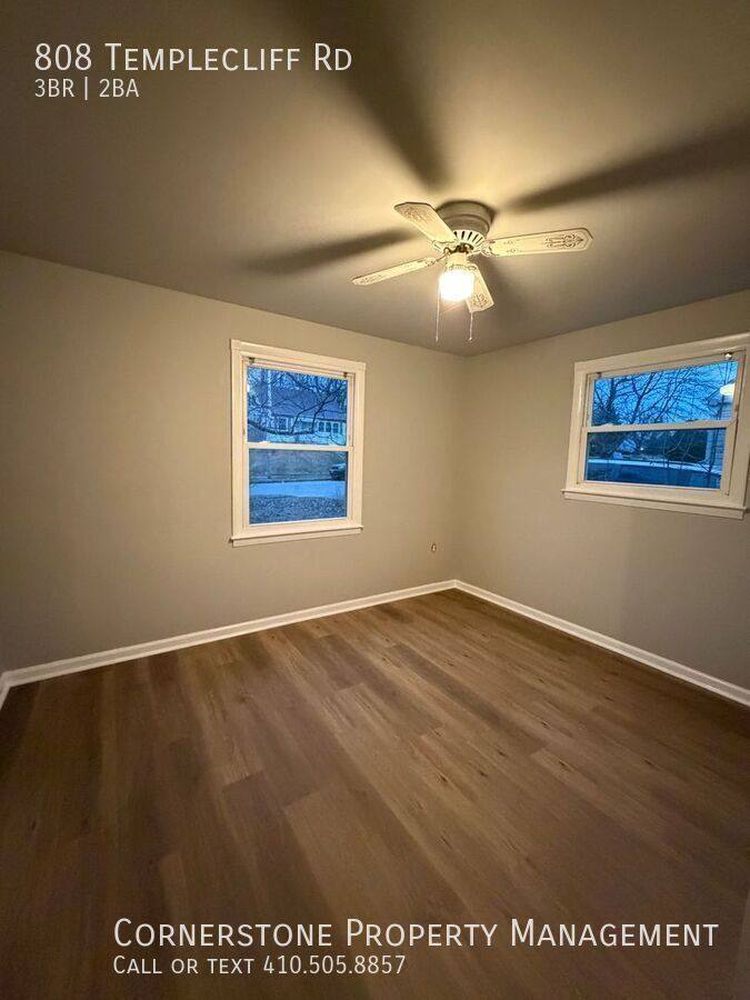 House for rent at 808 Templecliff Rd, Pikesville, MD 21208