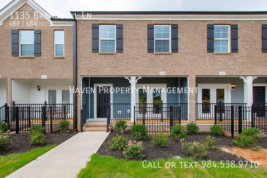 Townhouse for rent at 1135 Breadsell Lane, Wake Forest, NC 27587