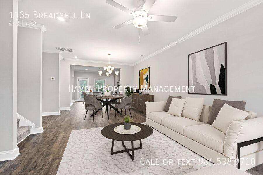 Townhouse for rent at 1135 Breadsell Lane, Wake Forest, NC 27587