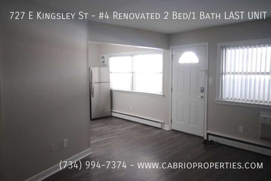 Apartment for rent at 727 E Kingsley St #4 Last, Ann Arbor, MI 48104