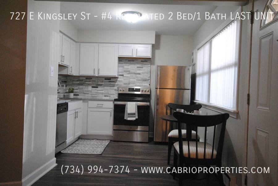Apartment for rent at 727 E Kingsley St #4 Last, Ann Arbor, MI 48104