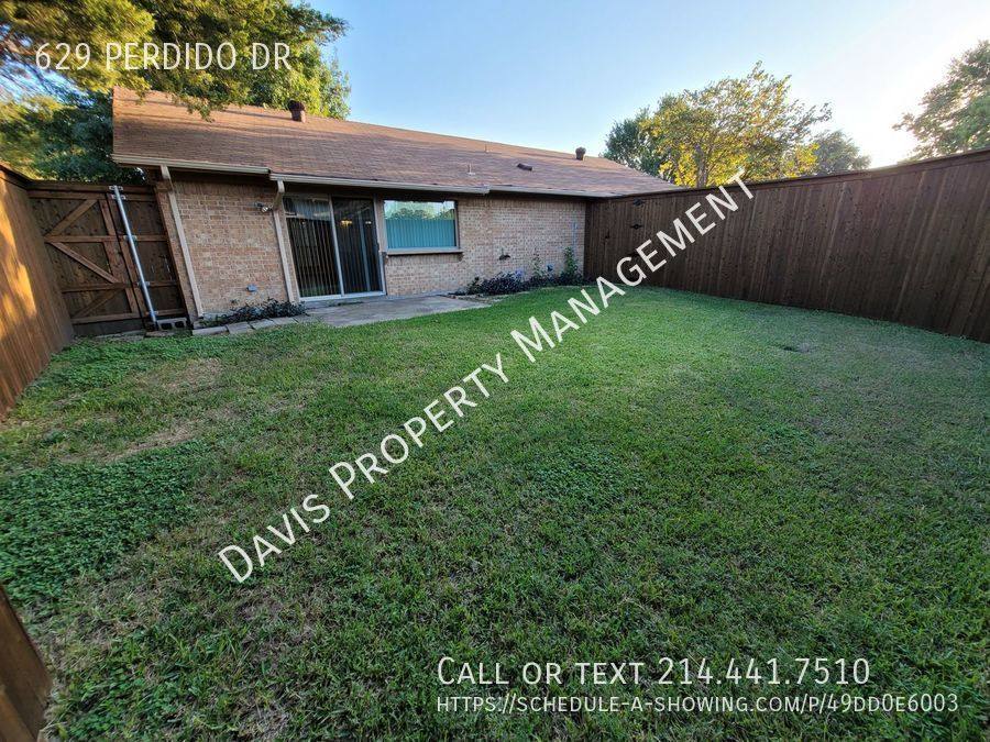 House for rent at 629 Perdido Dr, Garland, TX 75043