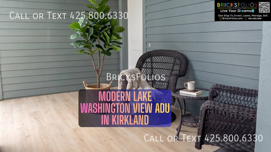 House for rent at 8327 NE Juanita Dr #ADU, Kirkland, WA 98034