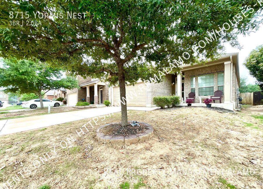 House for rent at 8715 Yormis Nest, San Antonio, TX 78251