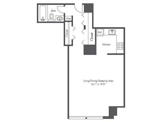Apartment for rent at 555 W Madison St, Chicago, IL 60661