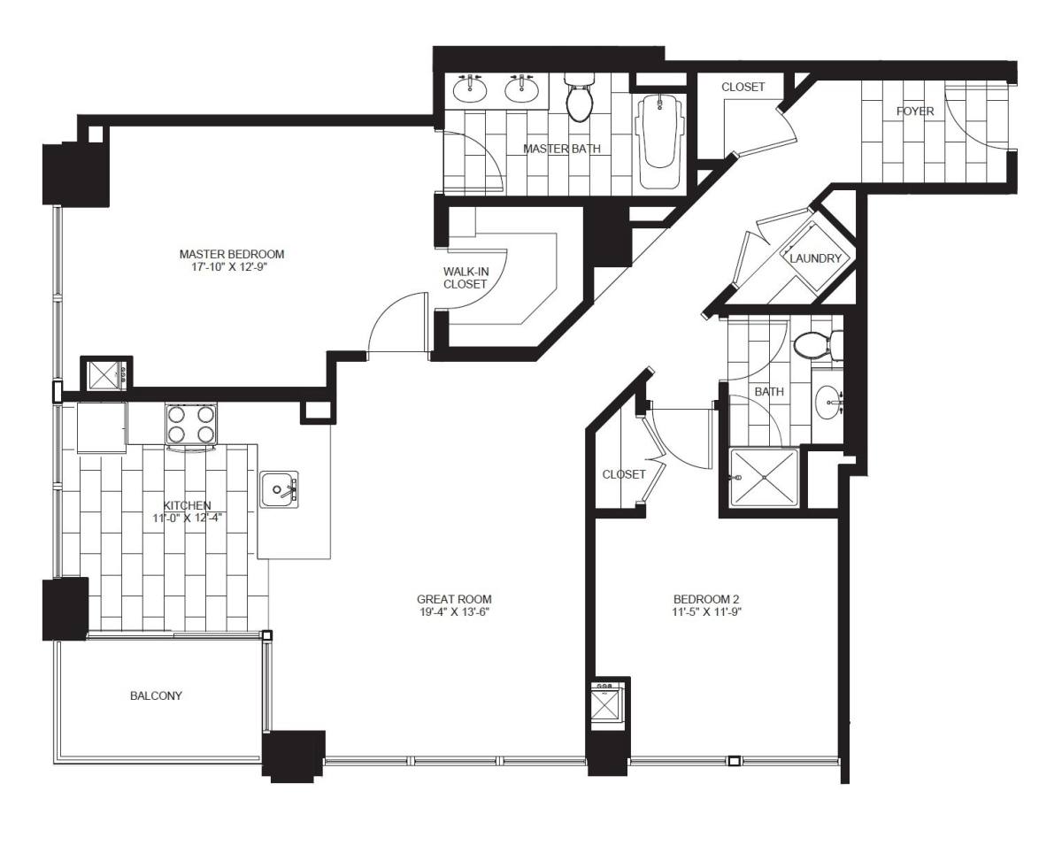 Apartment for rent at 222 W Erie St, Chicago, IL 60654