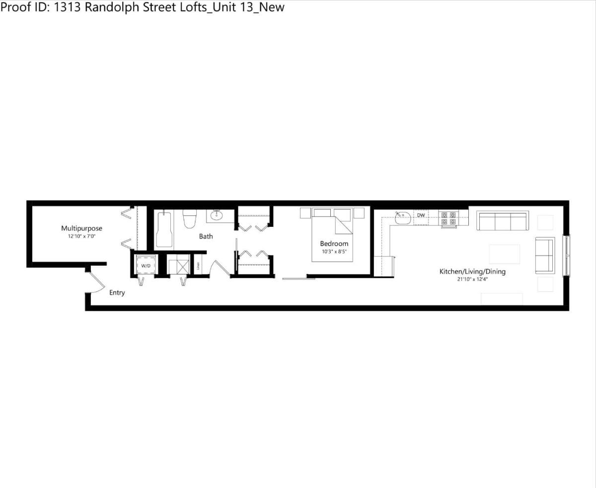 Apartment for rent at 1313 W Randolph St, Chicago, IL 60607