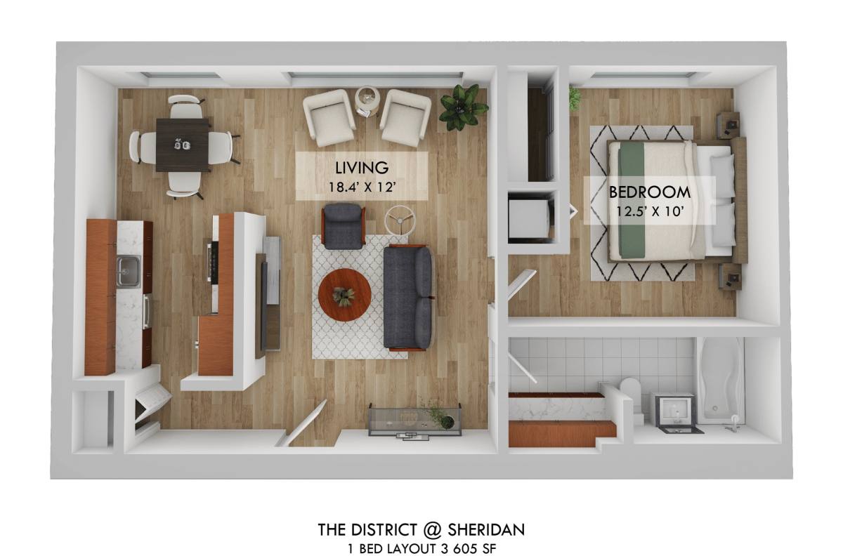Apartment for rent at 5536 N Sheridan Rd, Chicago, IL 60640