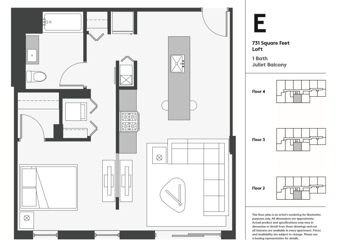 Apartment for rent at 1819 W Division St, Chicago, IL 60622