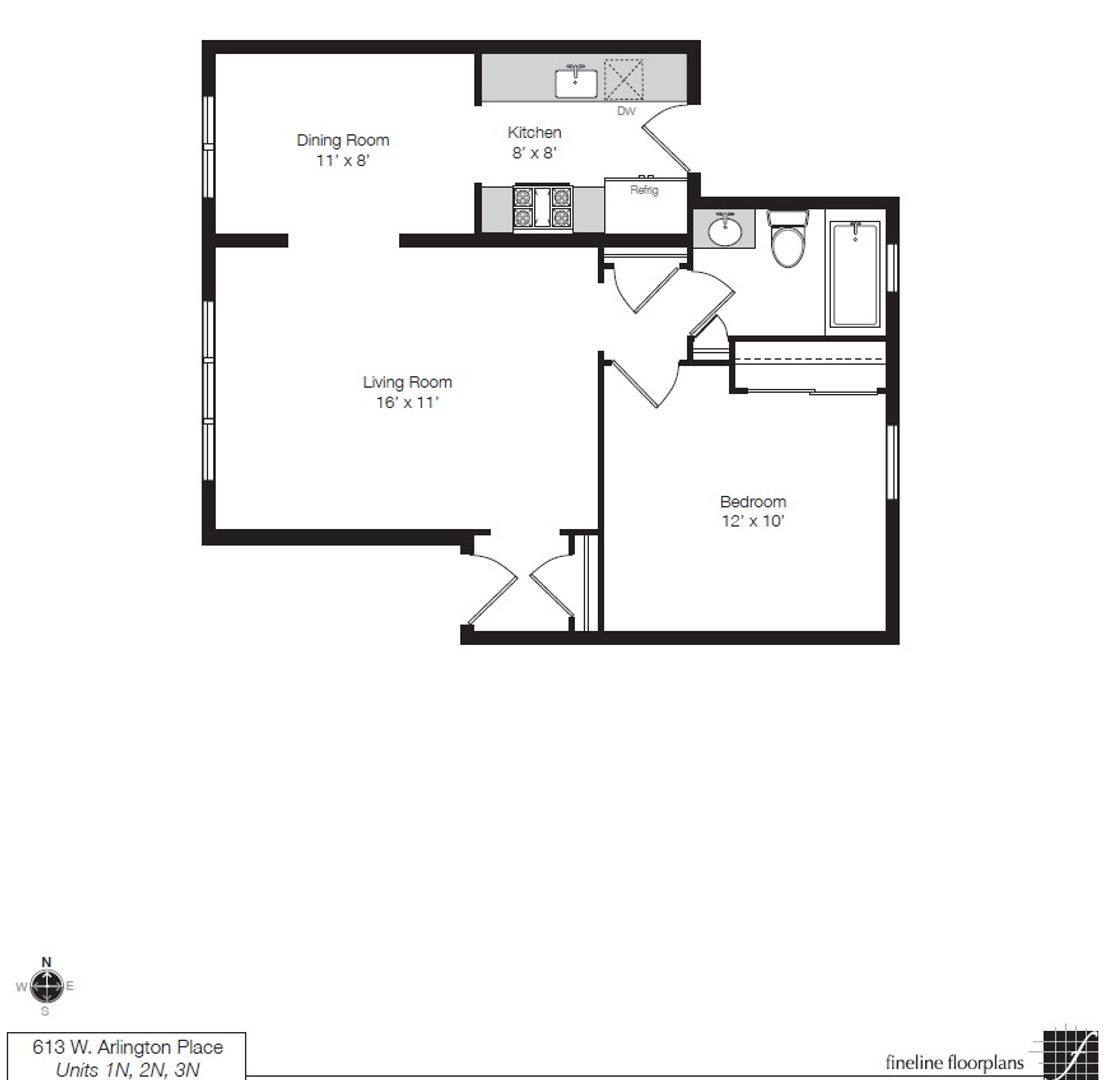 Apartment for rent at 613 W Arlington Place, Chicago, IL 60614
