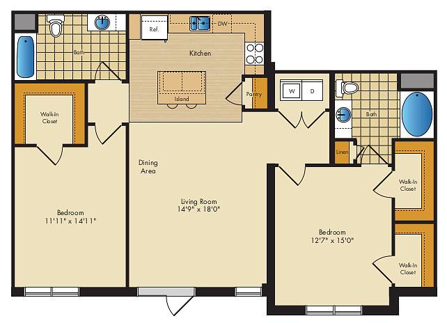 Apartment for rent at 3000 Taylor Pond Lane #6102, Bedford, MA 01730