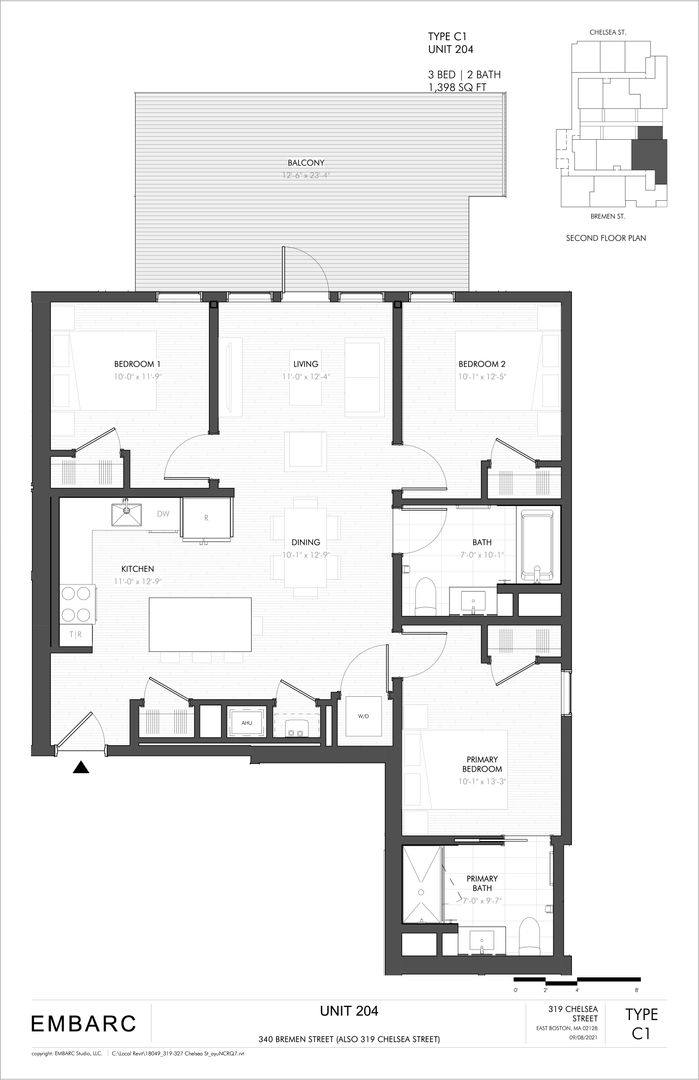 Apartment for rent at 340 Bremen St, East Boston, MA 02128