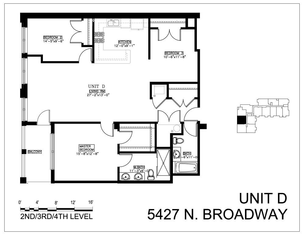 Apartment for rent at 5427 N Broadway St #4D, Chicago, IL 60640