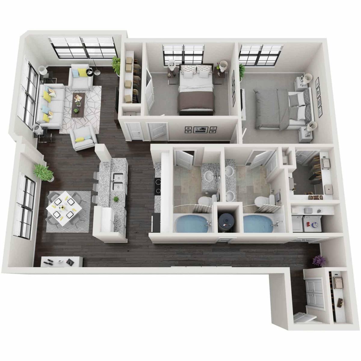 Apartment for rent at Flats at Perimeter Place, 60 Perimeter Center Place, Atlanta, GA 30346
