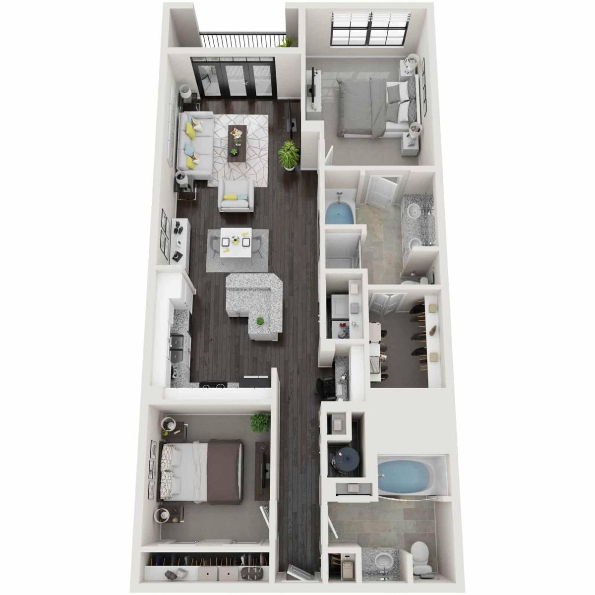 Apartment for rent at Flats at Perimeter Place, 60 Perimeter Center Place, Atlanta, GA 30346
