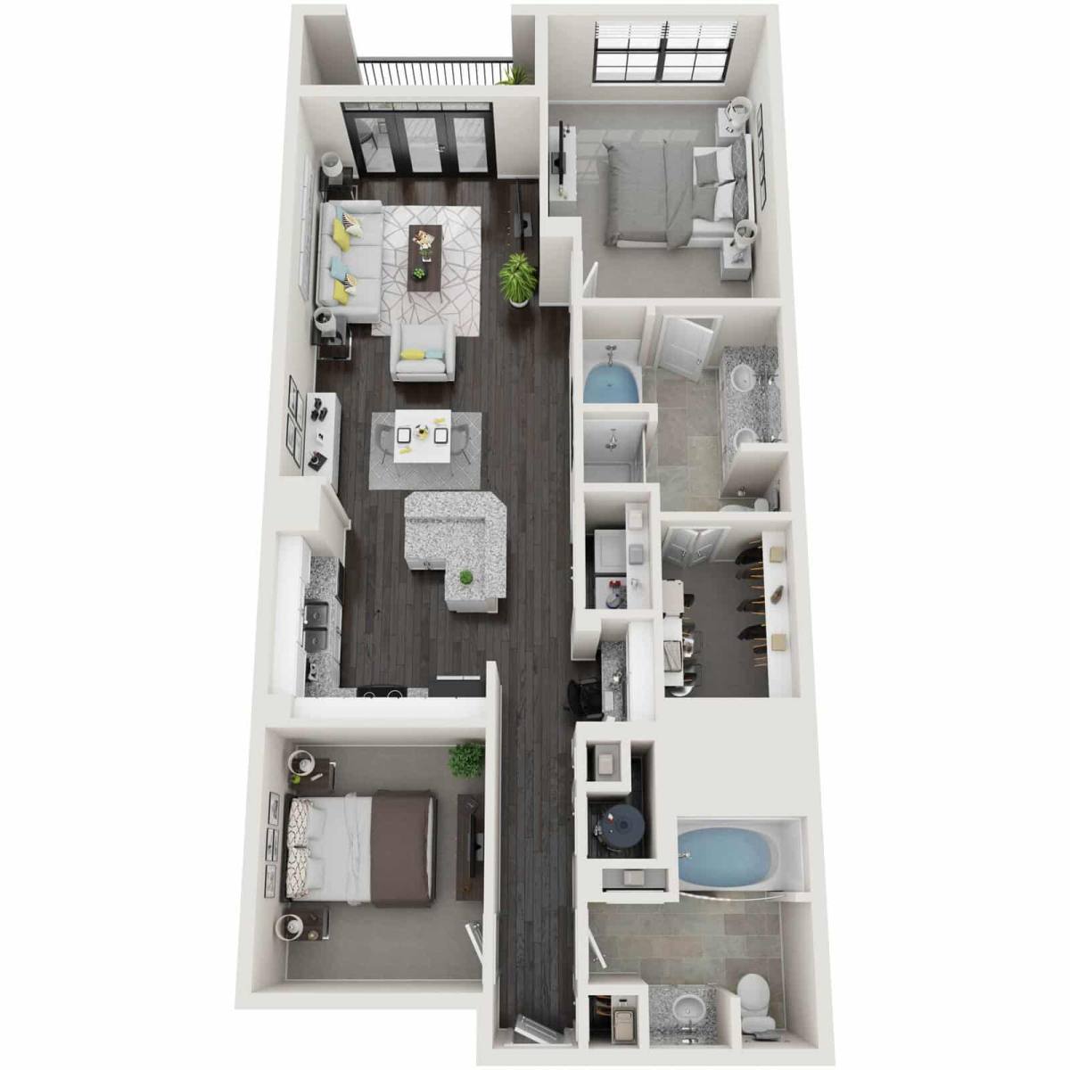 Apartment for rent at Flats at Perimeter Place, 60 Perimeter Center Place, Atlanta, GA 30346