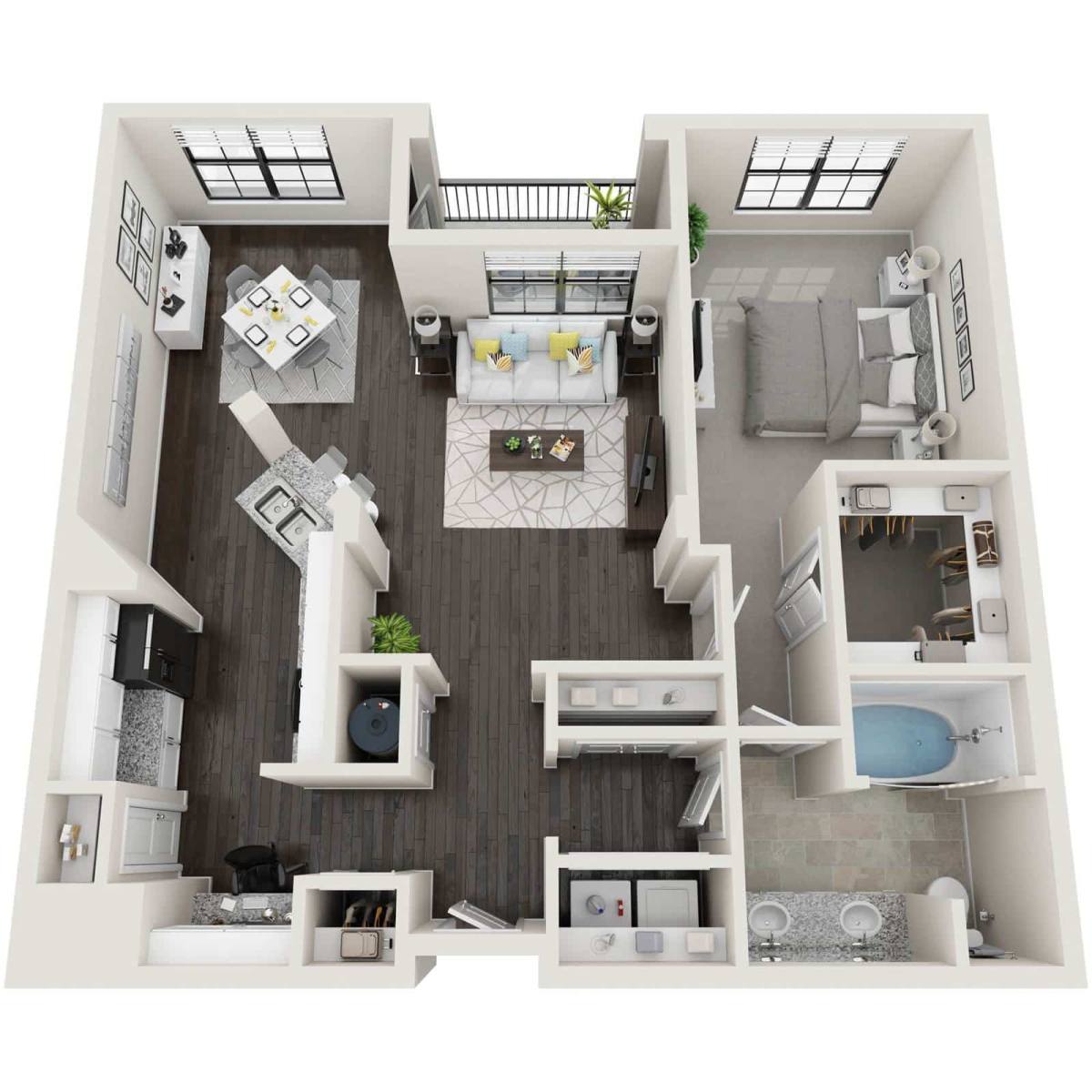 Apartment for rent at Flats at Perimeter Place, 60 Perimeter Center Place, Atlanta, GA 30346