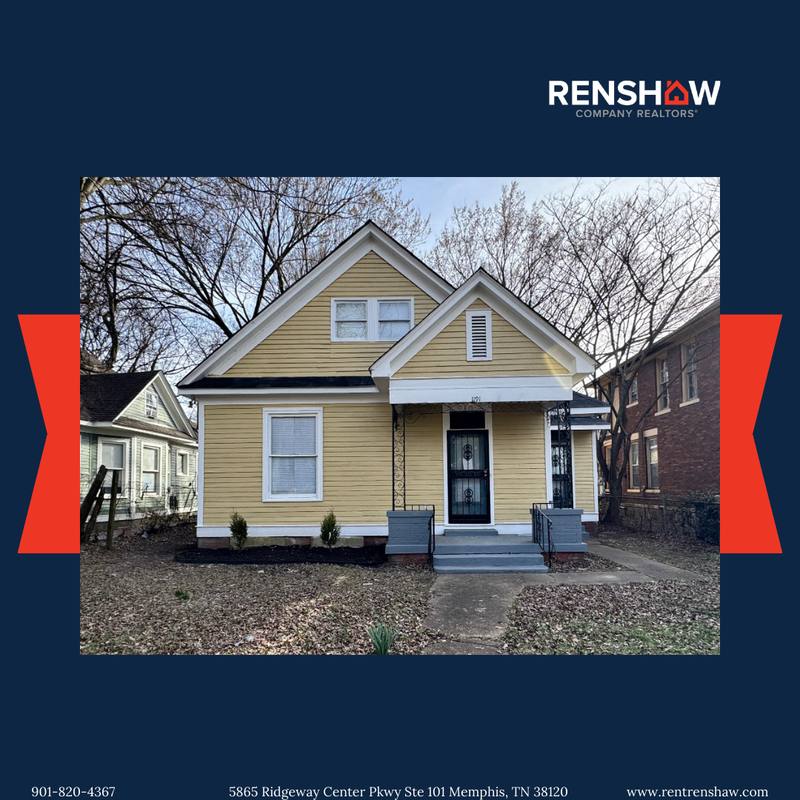 House for rent at 1191 Tutwiler Ave, Memphis, TN 38107