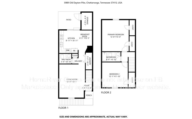 Townhouse for rent at 5989 Old Dayton Pike, Chattanooga, TN 37415