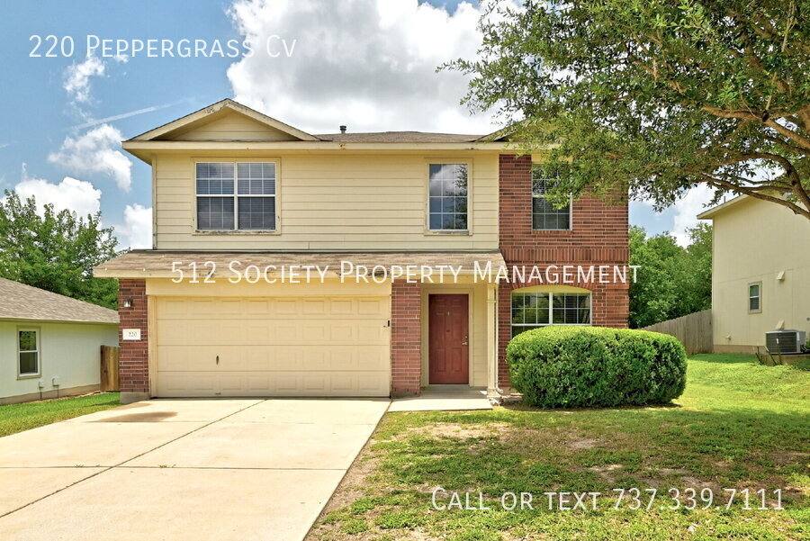 House for rent at 220 Peppergrass Cove, Kyle, TX 78640