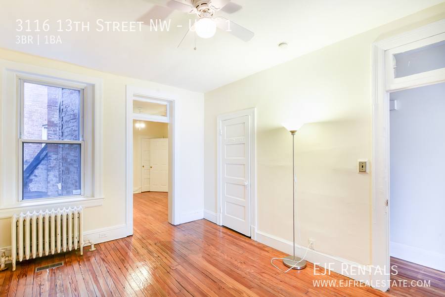 Apartment for rent at 3116 13th St NW #1, Washington, DC 20010
