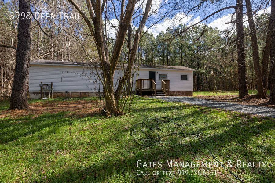 House for rent at 3998 Deer Trail, Oxford, NC 27565