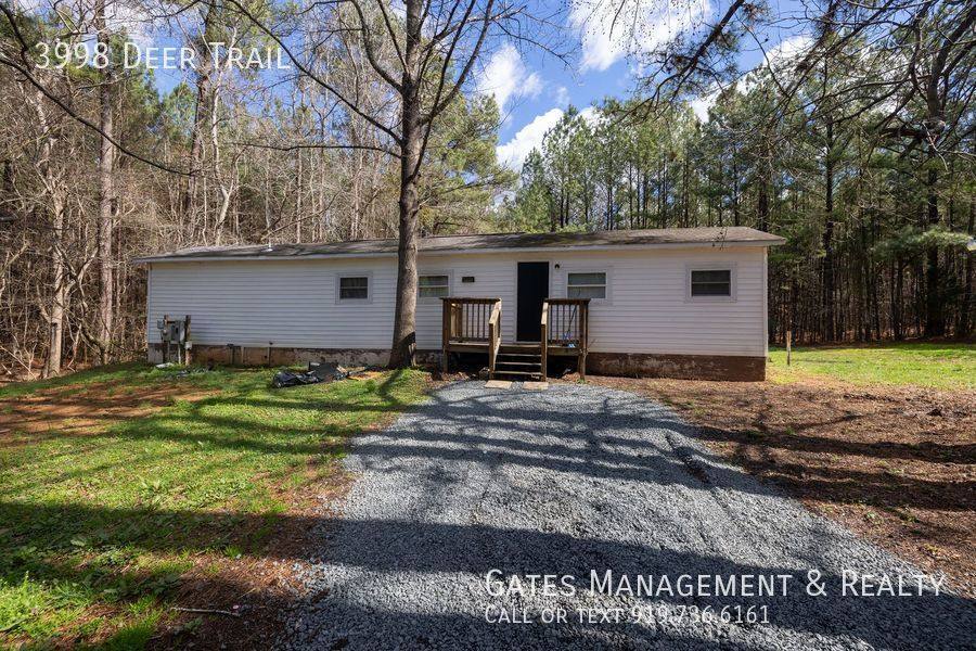 House for rent at 3998 Deer Trail, Oxford, NC 27565