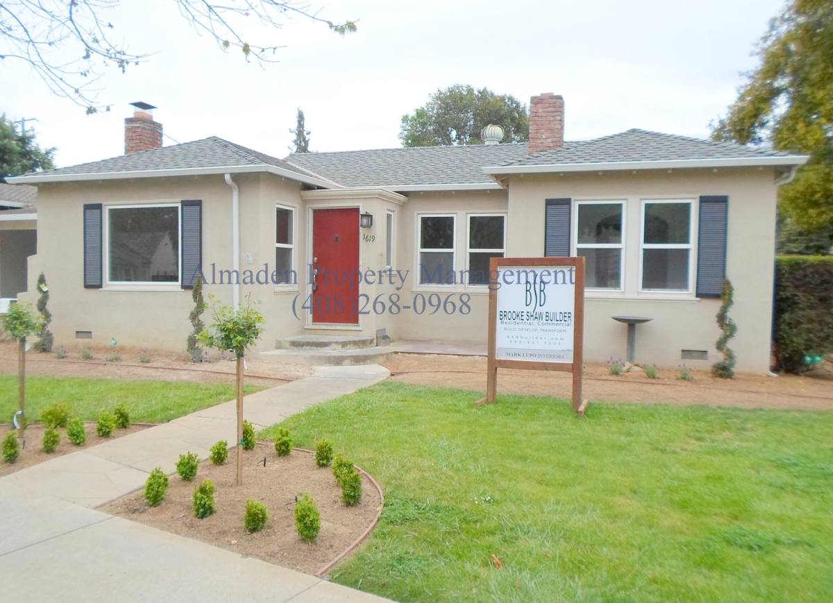 House for rent at 1619 Lincoln Ave, San Jose, CA 95125