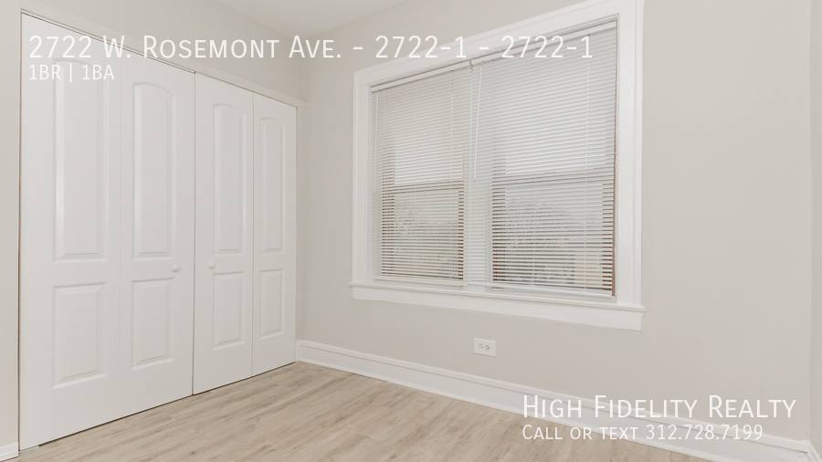 Apartment for rent at 2722 W Rosemont Ave #1, Chicago, IL 60659
