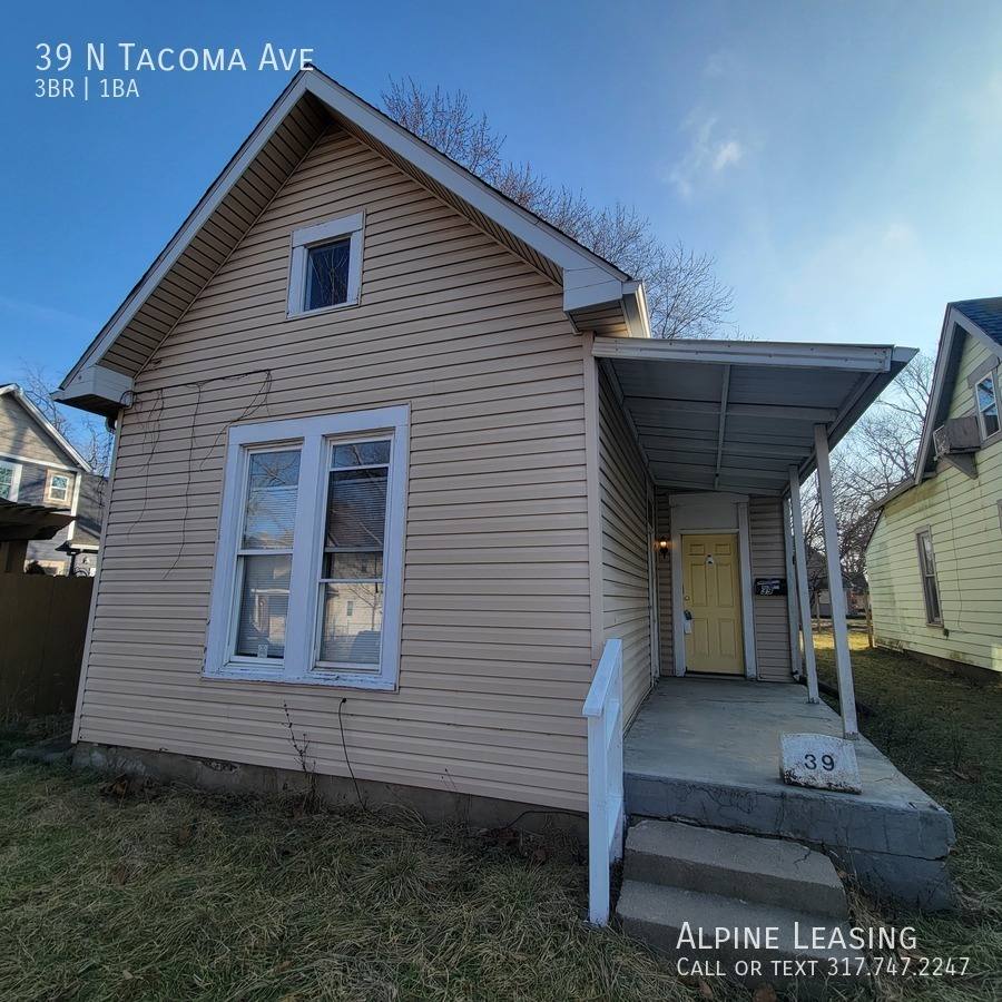 House for rent at 39 N Tacoma Ave, Indianapolis, IN 46201