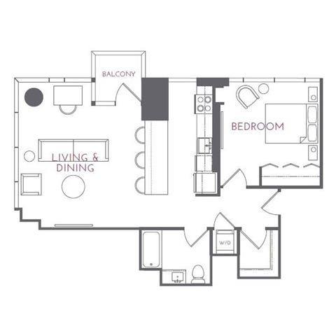 Apartment for rent at 201 N Garland, Chicago, IL 60601