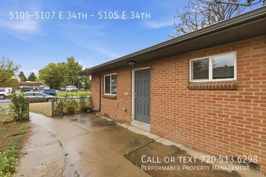 Apartment for rent at 5105-5107 E 34th #5105, Denver, CO 80207