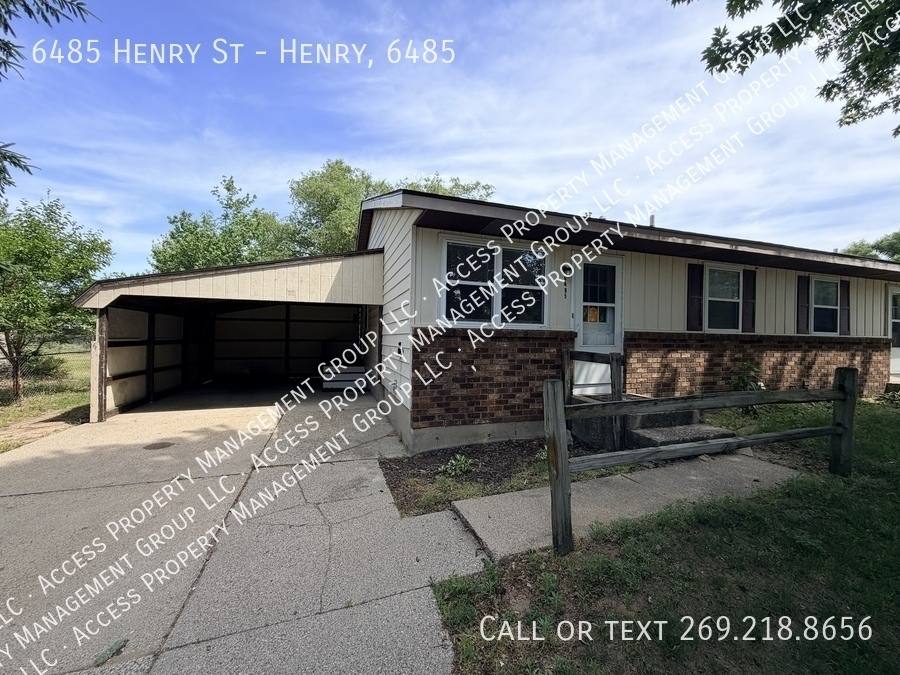 House for rent at 6485 Henry St, Allendale, MI 49401