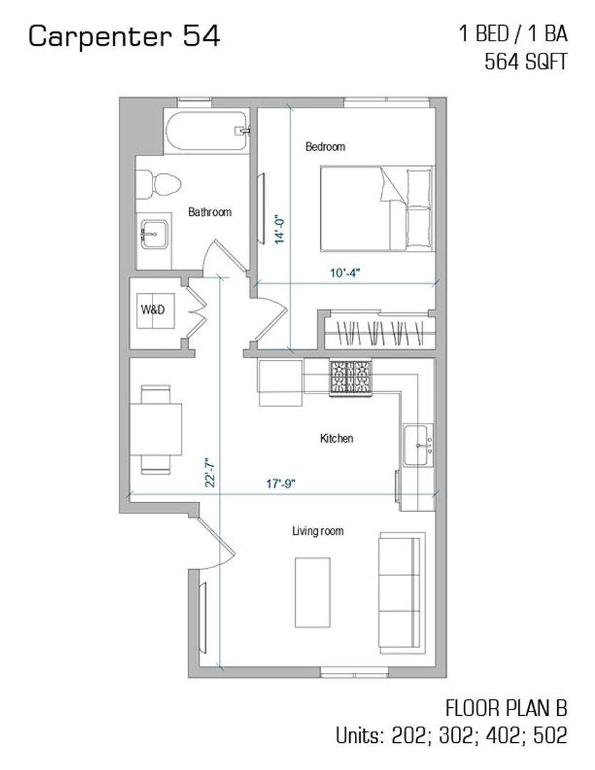 Apartment for rent at 5400 Carpenter Ave, Valley Village, CA 91607