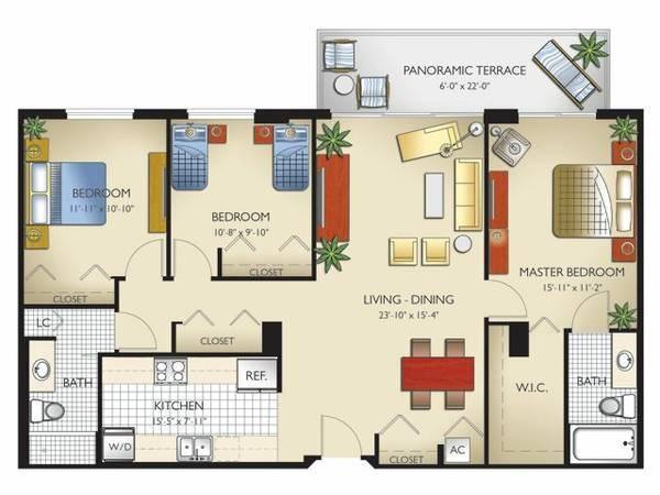 Apartment for rent at 16900 N Bay Rd, North Miami Beach, FL 33160