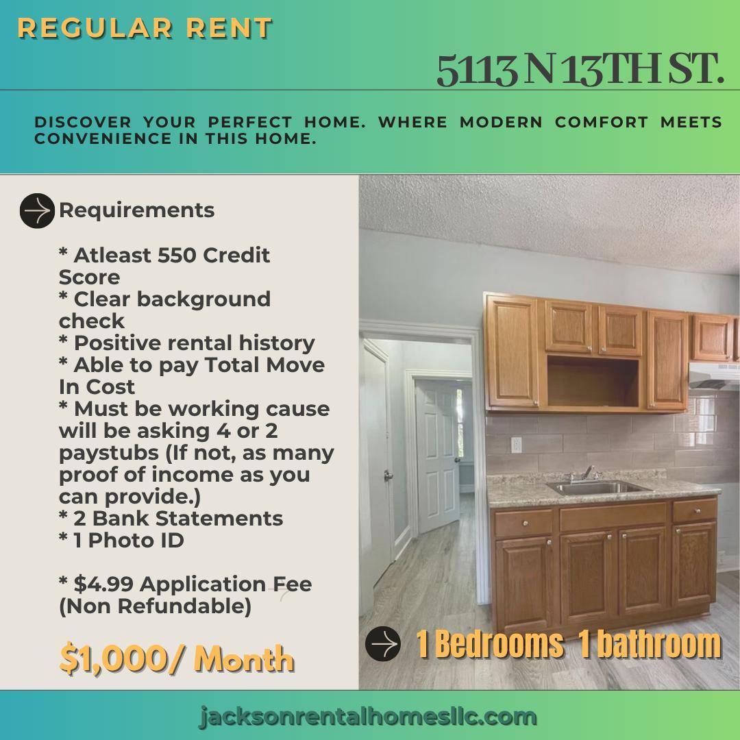 Apartment for rent at 5113 N 13th St #1, Philadelphia, PA 19141