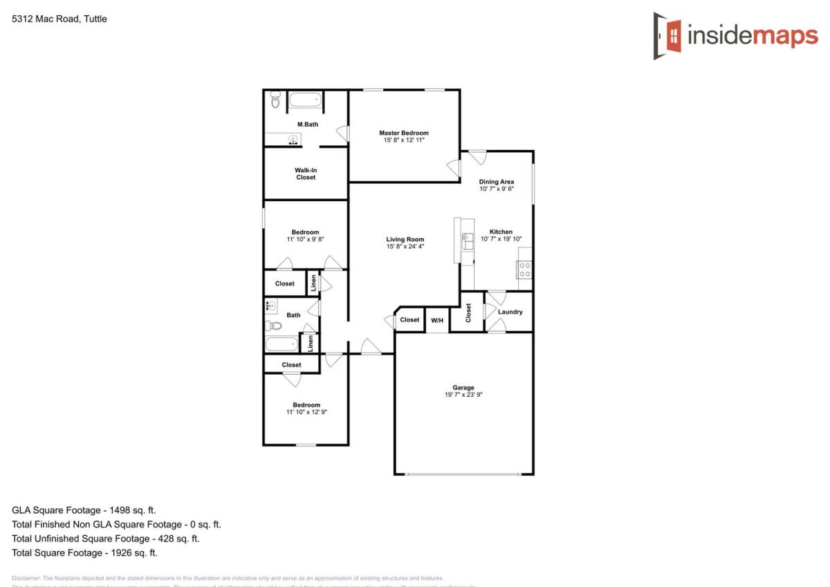 House for rent at 5312 Mac Rd, Tuttle, OK 73089
