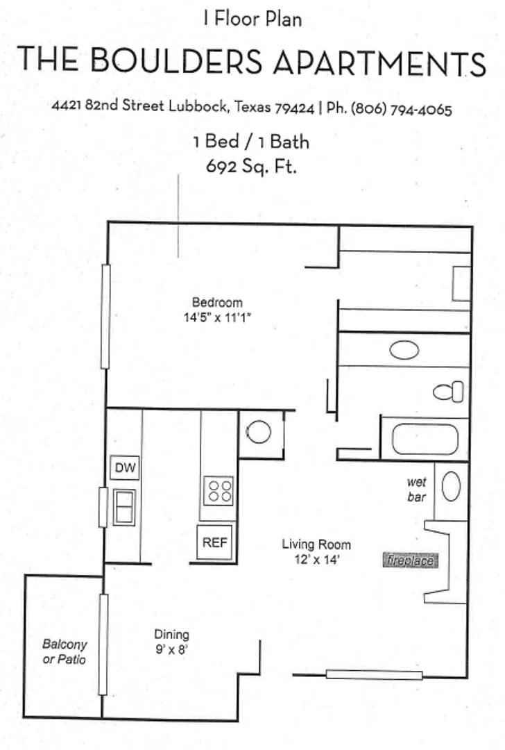 Apartment for rent at 4421 82nd St, Lubbock, TX 79424