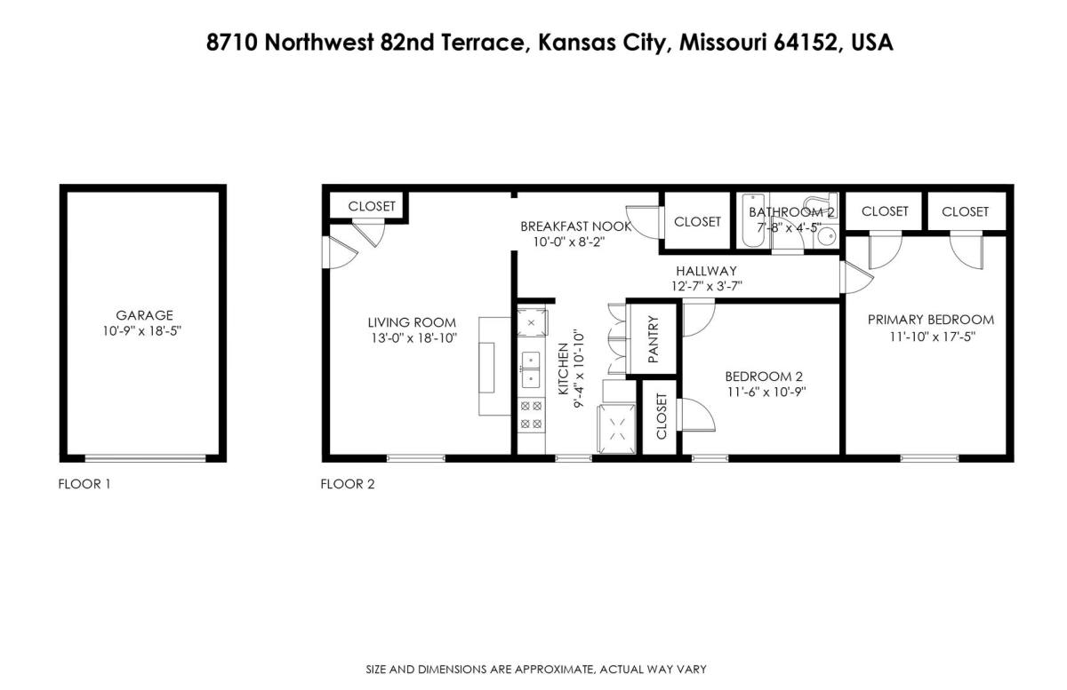 Townhouse for rent at 8710 NW 82nd Terrace, Kansas City, MO 64152